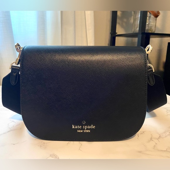 KATE SPADE Handbags - KATE SPADE MADISON SAFFIANO LEATHER SADDLE BAG - NWT